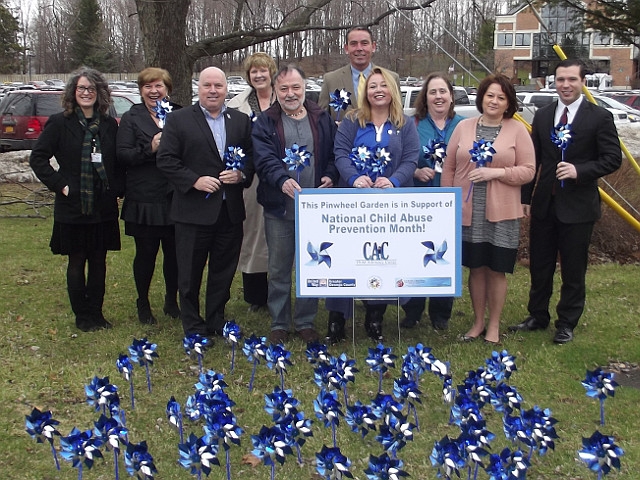 Mayors, School Districts and CPAC Plant Pinwheels for Prevention