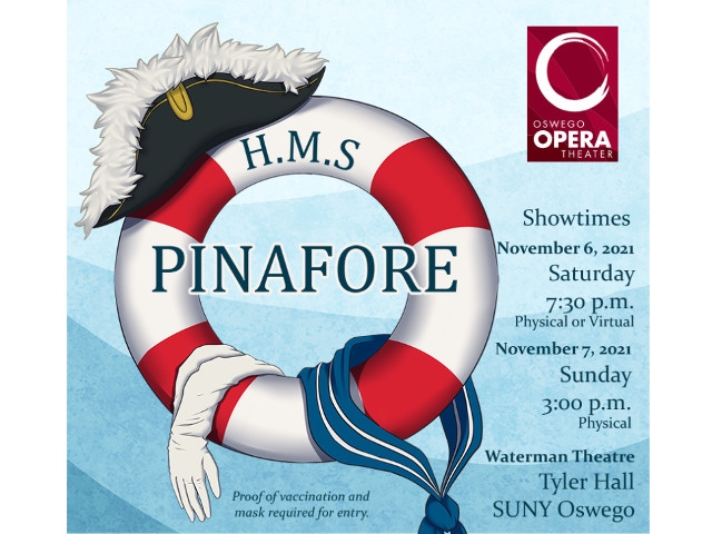 Oswego Opera Theater Presents HMS Pinafore in Waterman Theater Nov 6 - 7