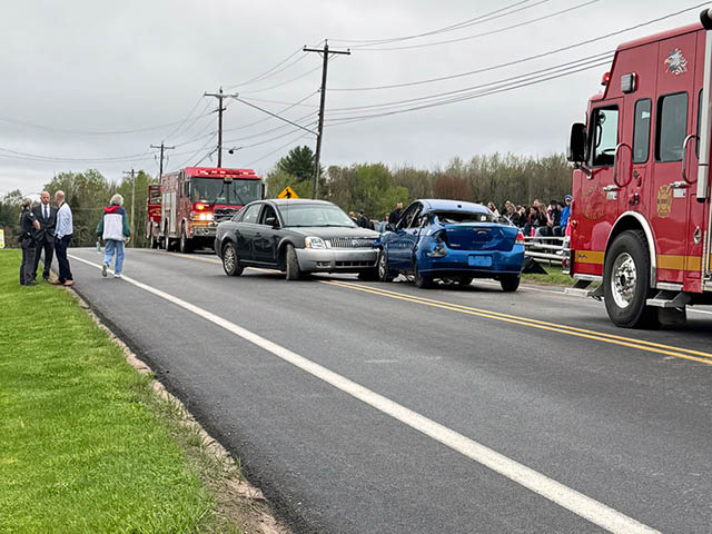 Oswego County Participates in Mock-DWI Exercise for High School Students