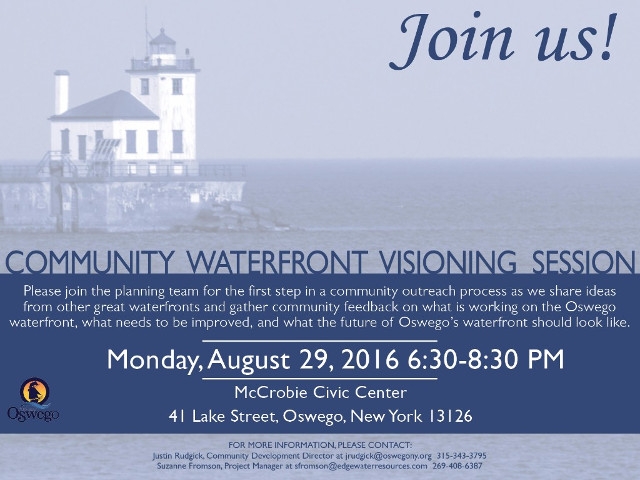 First Community Waterfront Visioning Session Aug 29