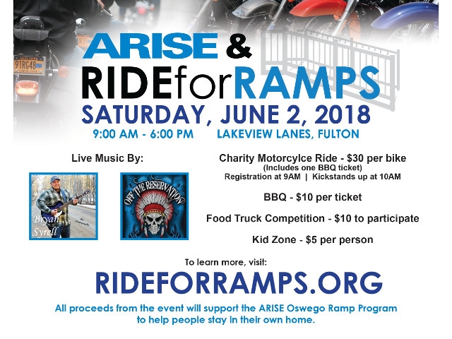 Riders, Families, and Community Members Will Gather in Support of the  Oswego County Ramp Program