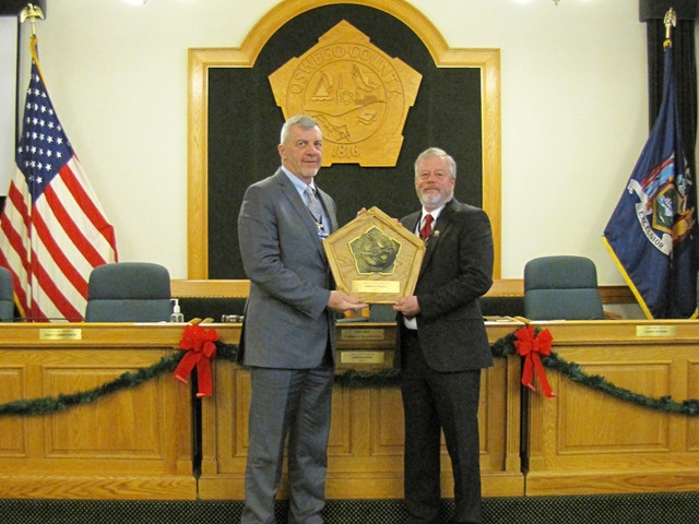 Oswego County Legislature Honors Legislator Bradley Trudell