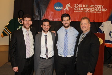 Three Oswego State men's ice hockey players earn All-American honors