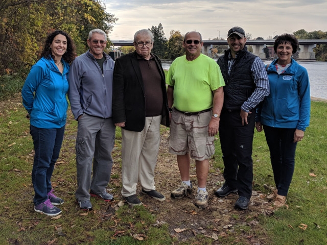 Macner Thanked for Brightening Oswego Canal