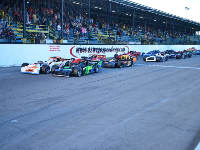 Small Block Super Twin Features, 50-Lap Supermodified Aug 13