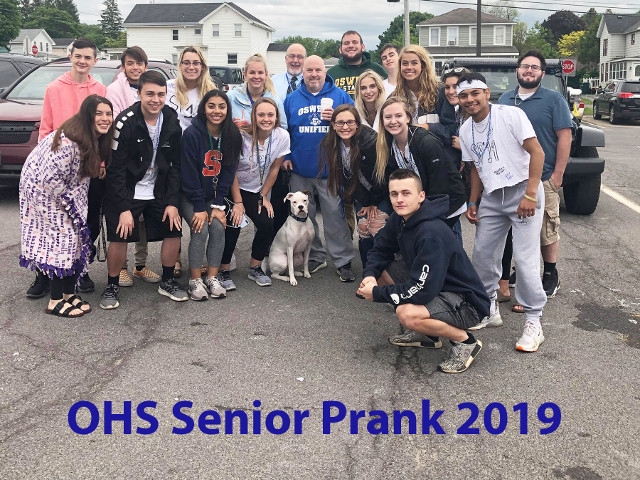 OHS Senior Prank Marks Final Day of Classes for 2019 Graduates