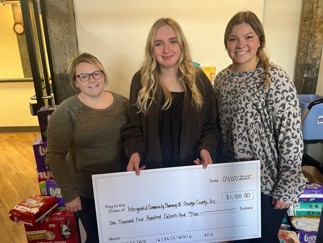 Pulaski High School Senior Collects and Donates More Than 11,000 Diapers as Part of Scholarship Project
