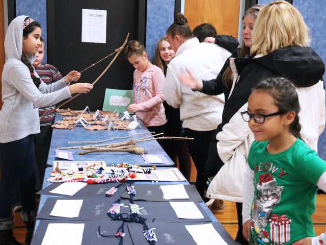 Leighton Elementary 4th Graders Open Haudenosaunee Museum