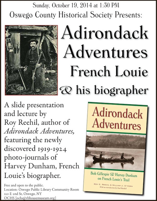 Oswego County Historical Society to Host Adirondack Adventures Program