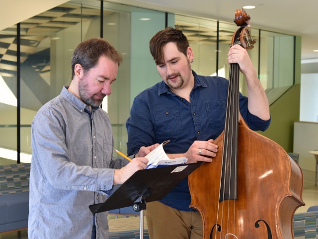 SUNY Oswego Grant Helps Launch Student's Project to Produce Jazz Album