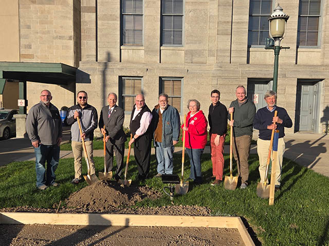 City of Oswego Department of Public Works Breaks Ground on Oswego Time Capsule Location