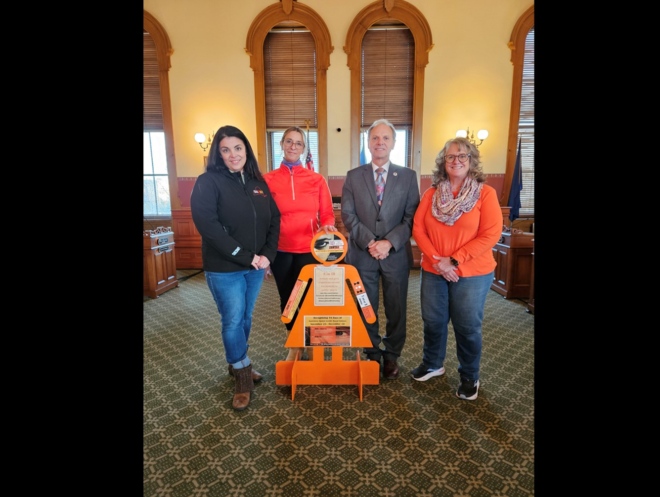 16 Days of Activism - Zonta of Oswego Says No to Domestic Violence!