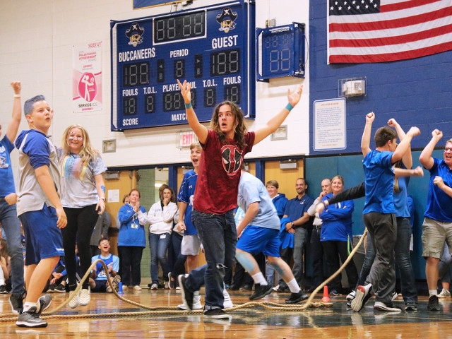 Oswego High School Pep Rally Shows School Spirit