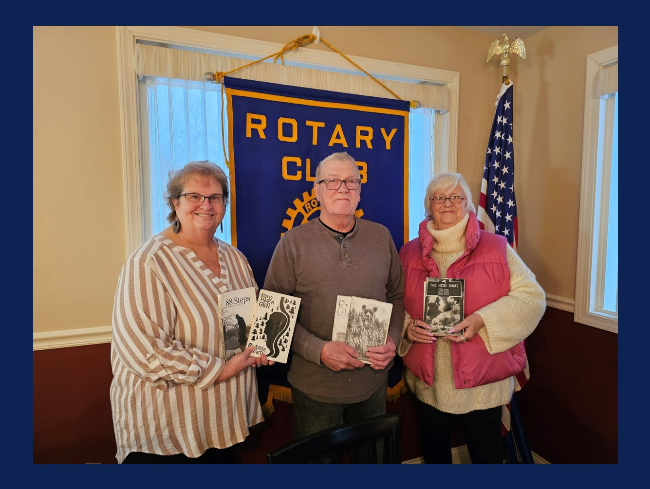 Prolific Local Author Talks About His Writings at Fulton Sunrise Rotary