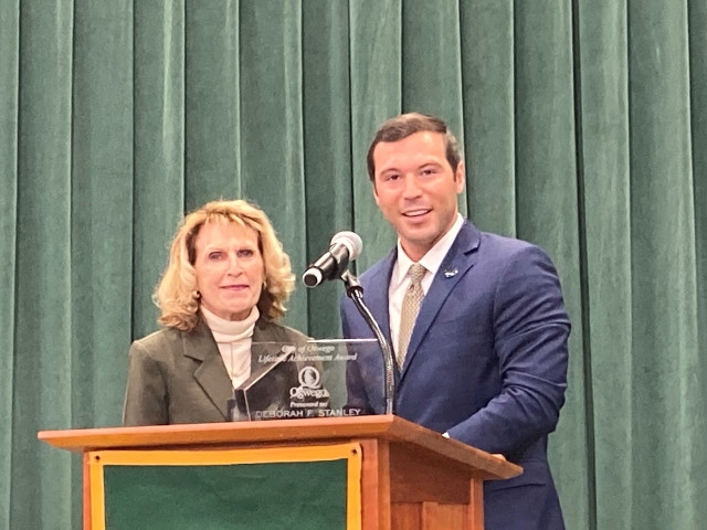 Mayor Barlow Proclaims Deborah Stanley Day in Oswego, Presents Lifetime Achievement Award