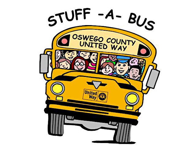 Compass FCU Partners with United Way of Oswego County’s Stuff-A-Bus Program