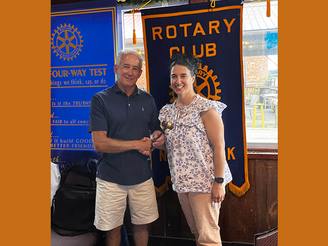 The Changing of the Guard: Fulton Noon Rotary Elects New President