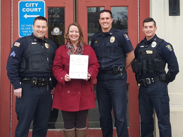 OPD Donates 'No Shave November' Funds to OCO Cancer Services