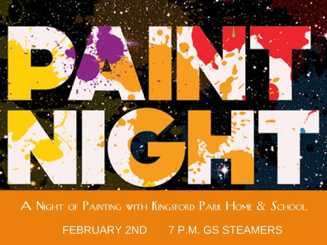 'Paint Nite' by Kingsford School and Home at GS Steamers Feb 2