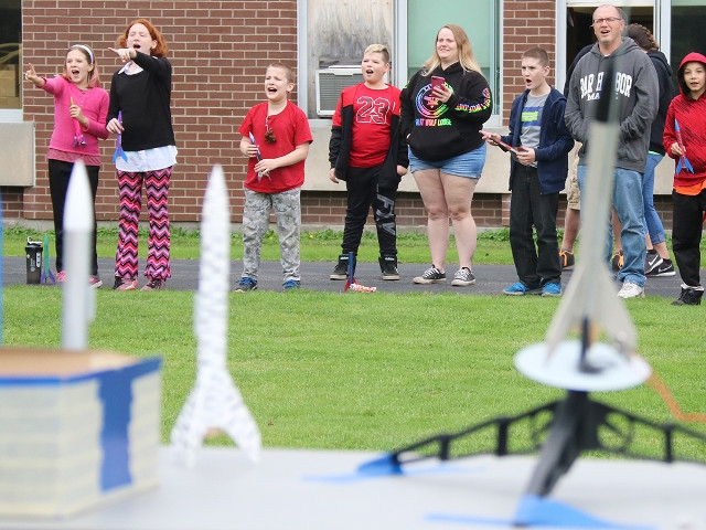 Rocketry Lesson Also Teaches Perseverance to Volney 6th Graders