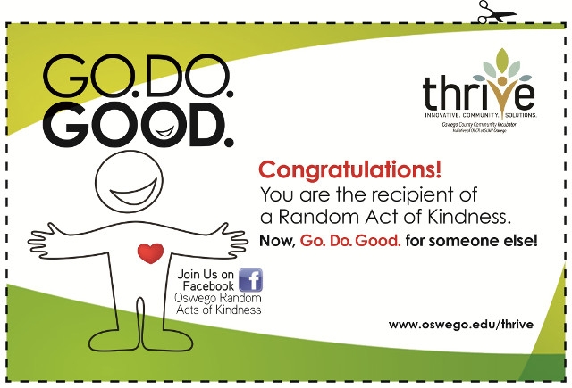 SUNY Oswego Invites You to Go.Do.Good. in Oswego County