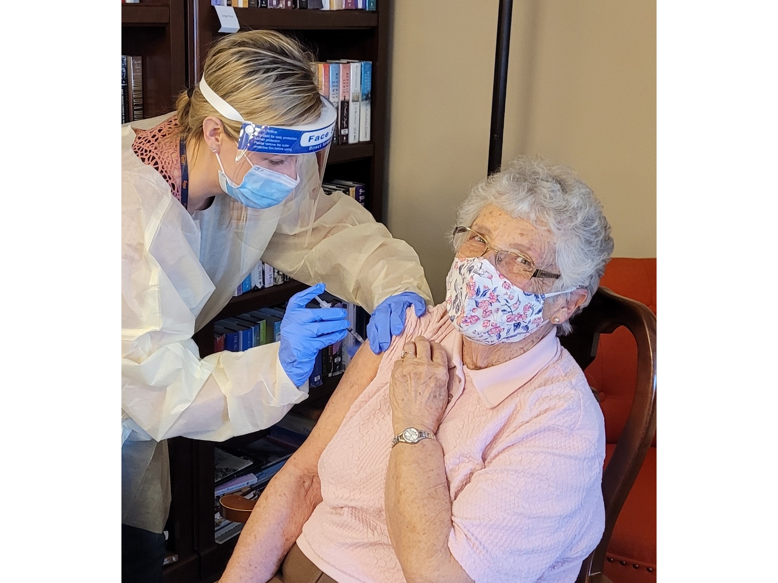 Residents and Staff of Seneca Hill Manor Receive 2nd Dose of COVID-19 Vaccine