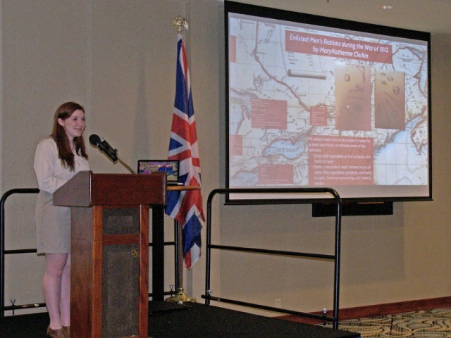 Top Three Student Historians Compete at War of 1812 Symposium