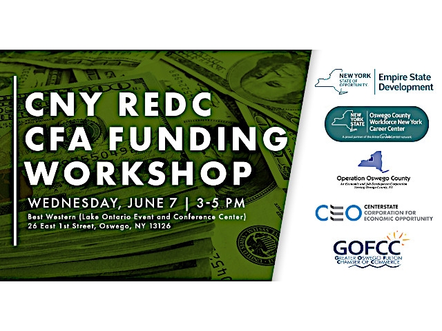 Workshop Scheduled for Round 13 of NYS Consolidated Funding Applications