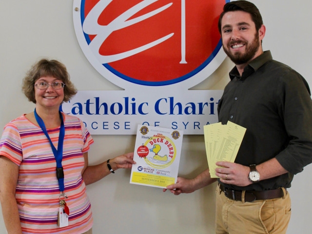 Lions Collecting Food for Charity at 28th Annual Duck Derby Sept 9th