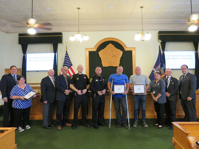 Oswego County Recognizes Civilians For Heroic Actions