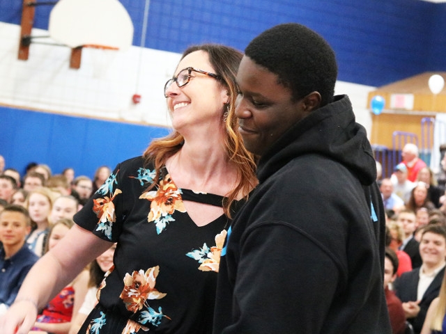 OMS 8th Graders Recognized During Awards Ceremony