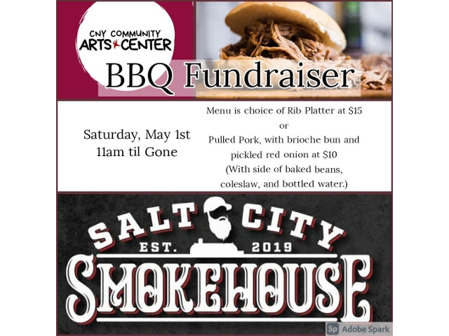 Fundraiser Brings BBQ Chef to CNY Arts Center During Sidewalk Sale