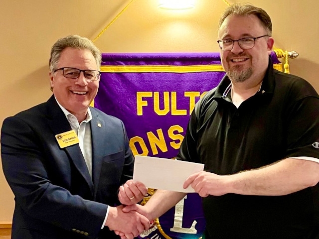 Fulton Lions Club Donates $500 to Fulton Music Association
