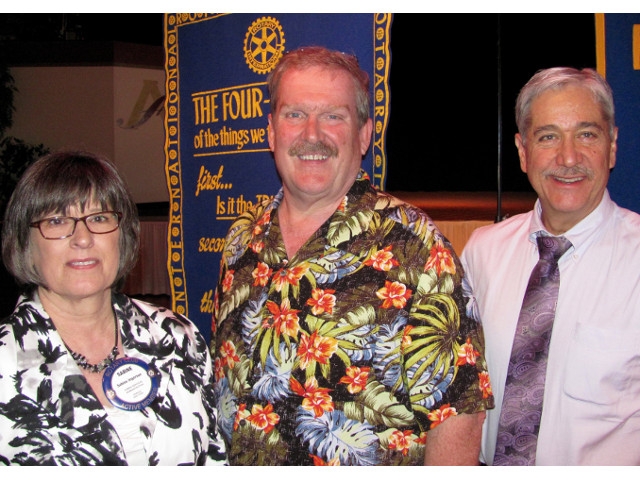 James Karasek of ARISE Presents to Oswego Rotary