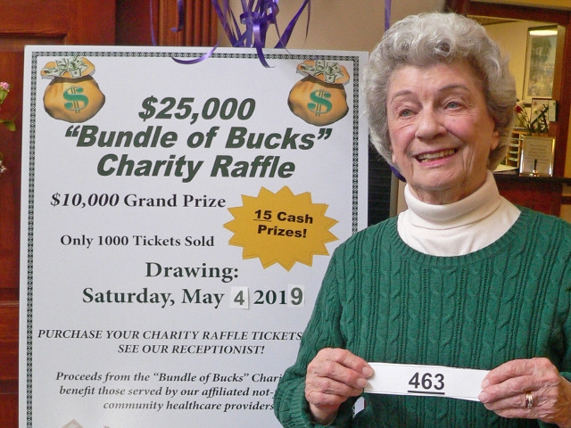 St. Luke’s “Bundle of Bucks” Charity Raffle “Early Bird” Winners Drawn