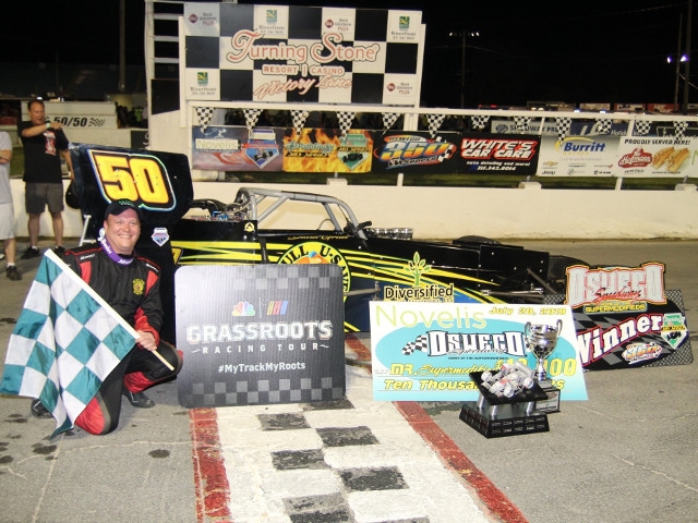 Dave Gruel Wins Second $10,000 Mr. Novelis Supermodified Title on 37th Birthday