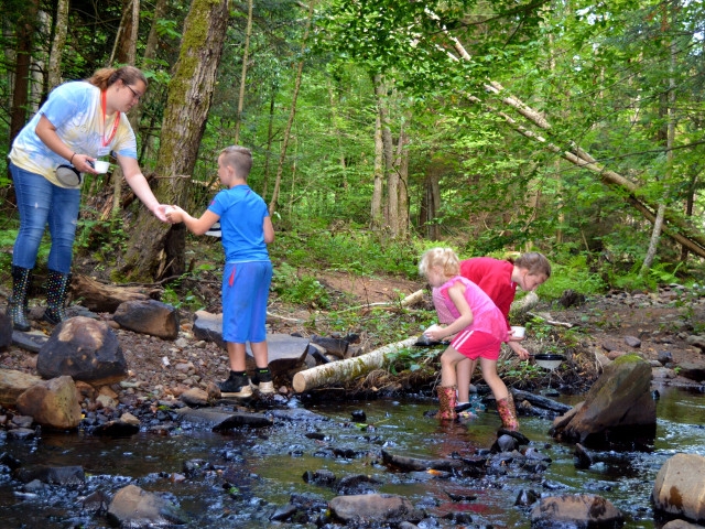 Puddle-Ducking at Amboy 4-H Environmental Education Center