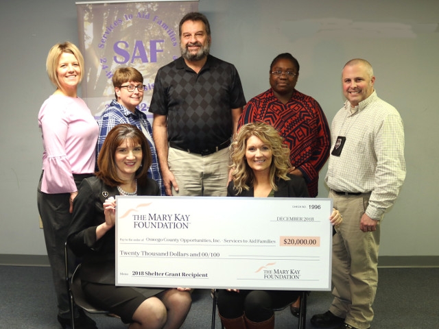 Mary Kay Foundation℠ Awards  $20,000 Grant to SAF Shelter