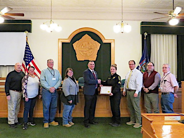 Sgt. Barb Russo Recognized By Oswego County