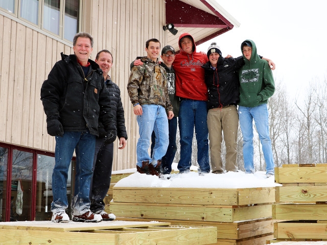 Construction Technology Students Build Ramps for ARISE