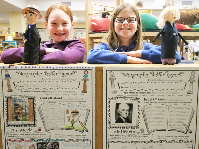 Minetto 4th Graders Study Historical Figures