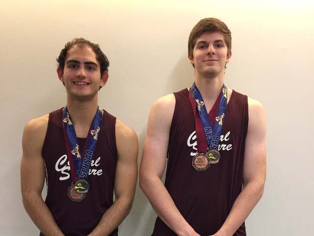Weaver And Walker Medal, Set Records at NYS Indoor Track Championships
