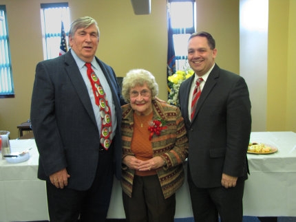 Borden celebrates retirement on 90th birthday