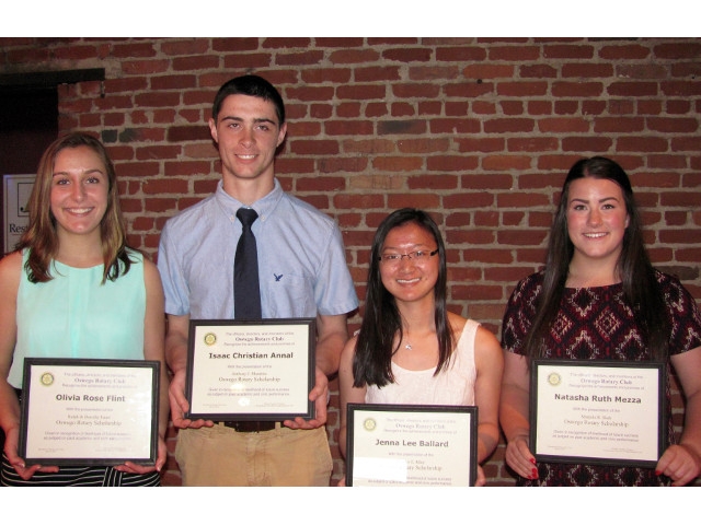 Graduating OHS Seniors Honored by Oswego Rotary Club