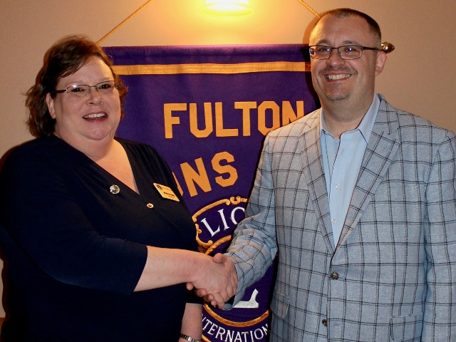 Mt. Adnah Foundation Visits Fulton Lions Club