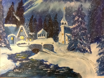 Eileen Belaska Sprague on exhibit now at the library