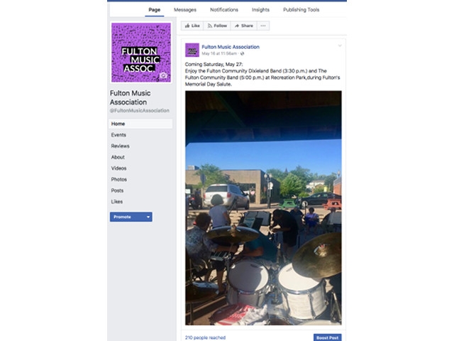 Fulton Music Association Launches Facebook Page, New Logo