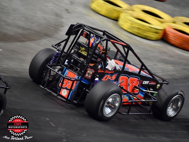 Tyler Thompson, Team Tapout End Indoor Auto Racing Championship on High Note