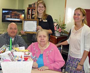 Leadership Oswego County’s project makes birthdays a celebration for St. Luke residents