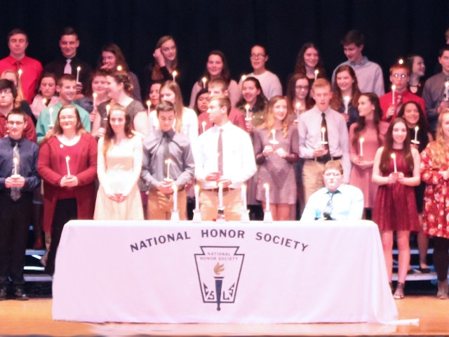 National Honor Society Chapter Welcomes 45 New Members at GRB